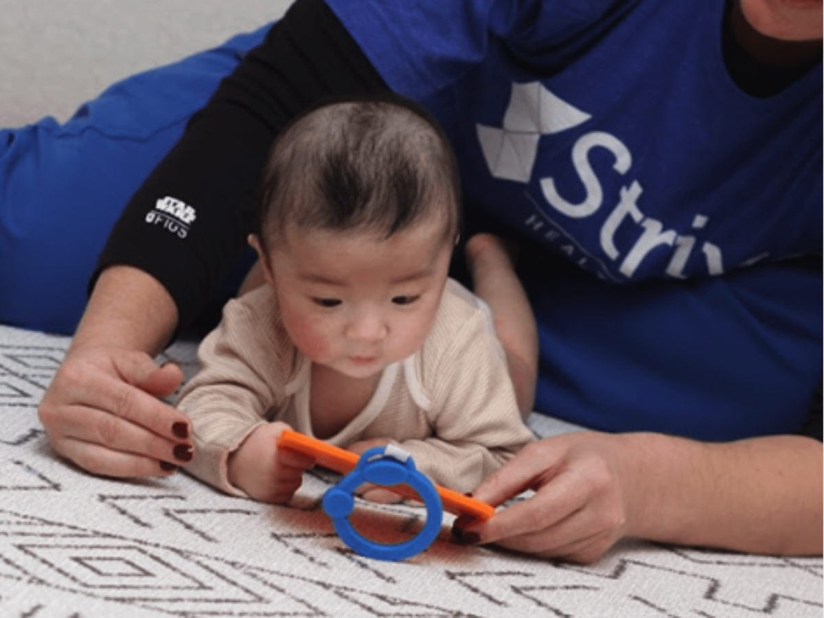 Strive health services in Texas with infant care nurse