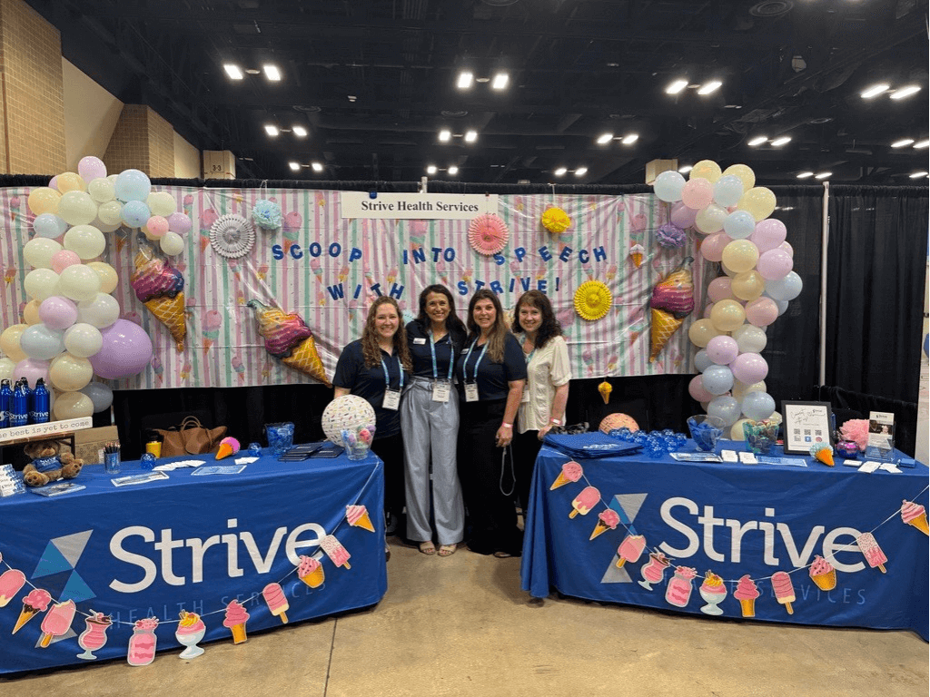 Strive health services team at community event